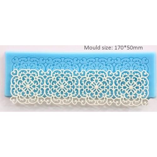 Luyou Luyou 2016 New Arrival Fashion Lace Flower Shape 3D Silicone Fondant Mould Cake Decorating Tools DIY Cupcake Mold FM875