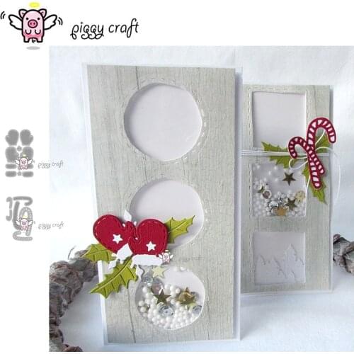 Piggy Craft metal cutting dies cut die mold Christmas gloves cane Scrapbook paper craft knife mould blade punch stencils dies
