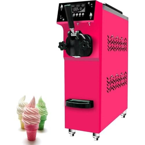 Small Ice Cream Machine For Ice Cream Stainless Steel Desktop Automatic Single Heads Ice Cream Vending Machine