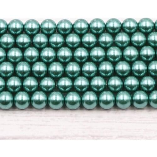 New Imitation Pearl Loose Beads Various Sizes for Jewelry Marking Spacer Glass Pearls Shell DIY Bracelet Necklace Accessories B7