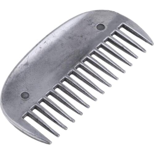 Stainless Steel Horse Curry Comb Brush Cleaner Grooming and Care Gear