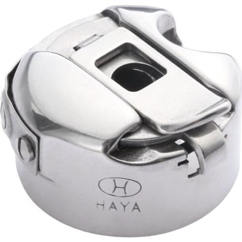 1Pc Silver Industrial Sewing Machine Bobbin Case Industrial Sewing Machine Computer Flat Car Shuttle Shell Steel Plate 23*14mm