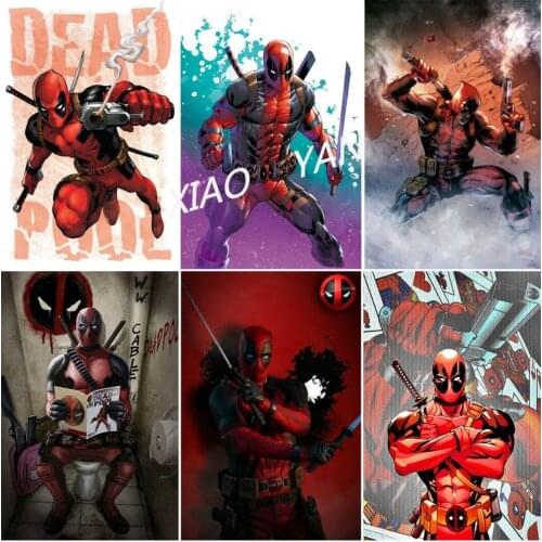 Modern Captain America Superhero Movie Diamond Painting Diamond Inlaid Full Diamond Embroidery Cross Stitch Kits Home Decor