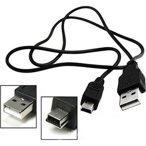 High quality USB 5 pin cable for MP3 MP4 GPS navigator digital cameras DVD, Mini USB cable 5 PIN 80CM 2000PCS/LOT Fedex free