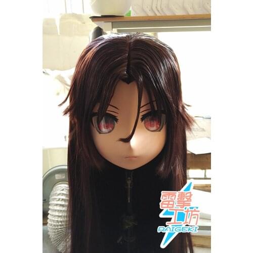 X-KM137)Quality Handmade Female/Girl Resin Japanese Cartoon Character Animego Cosplay Kigurumi Mask Crossdresser