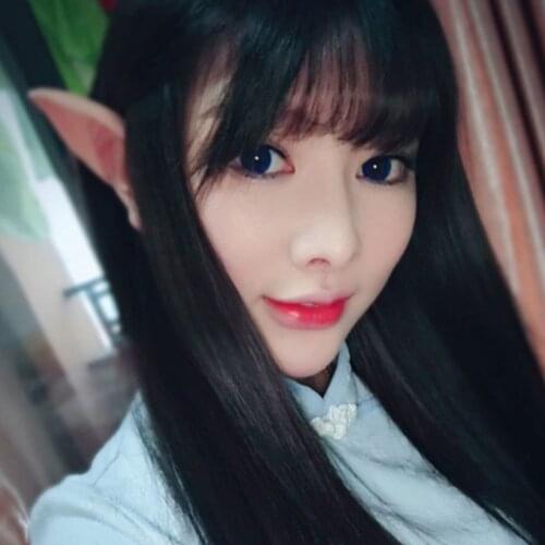 1 Pair Halloween Party Elven Elf Ears Anime Fairy Cospaly Costumes Vampire Latex