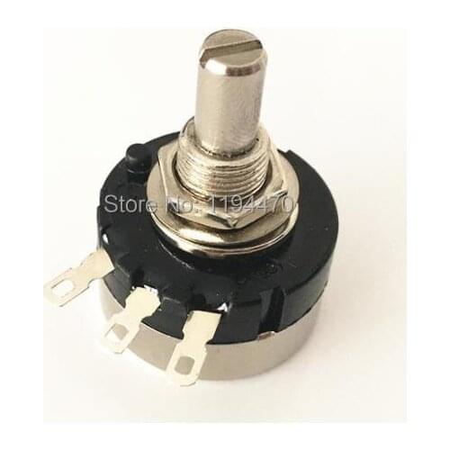10pcs/Lot RV24YN 20S B502 5K Ohm Single Turn Carbon Film Rotary Taper Potentiometer Variable Resistor