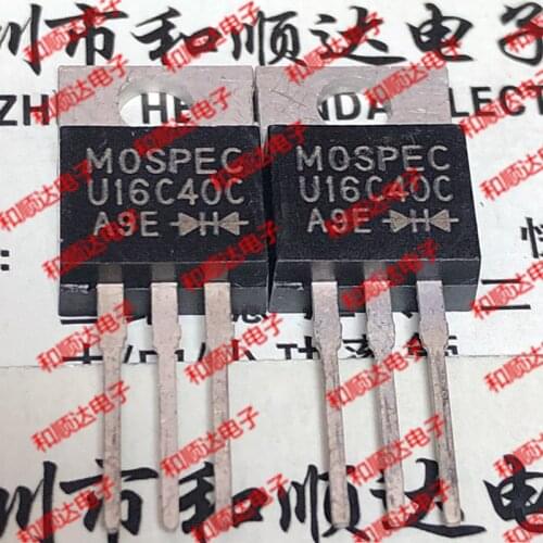 10pcs/lot U16C40C New stock TO-220 400V 16A
