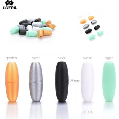 100pcs/lot Breakaway Plastic Clasps For Silicone Teething Necklace DIY Safety Clasp For Baby Magnetic Clasps Lobster Clasp