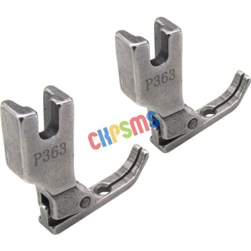 2PCS #P363 Narrow Hinged Zipper Foot FOR CONSEW FEIYUE SUNSTAR Single Needle Sewing