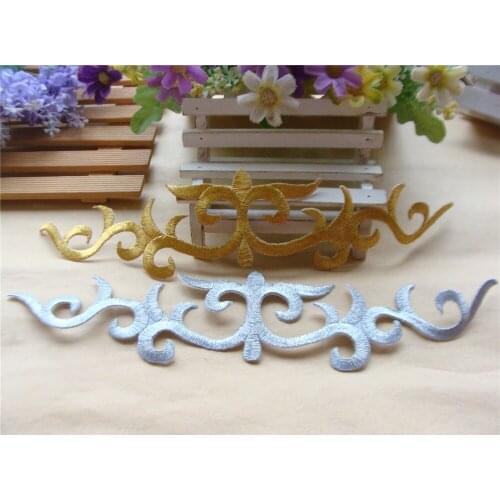 20 pieces 26CM*5CM Embroidered cloth patch Performance long coat costume ironing repair decoration Patch sticker