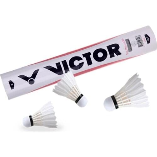 2018 original Victor SPECIAL/SERVICE Shuttlecocks Badminton Shuttle Duck Feather Ball Badminton Shuttlecock