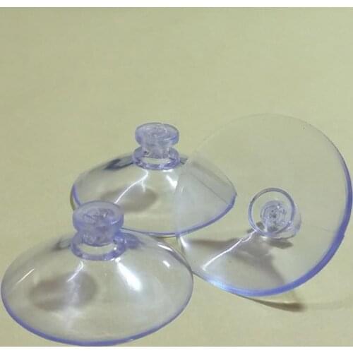 50PCS Mushroom Head Sucker Transparent Suction Cups Any Type Wide Range Window Suckers Kitchen Bathroom Accessories
