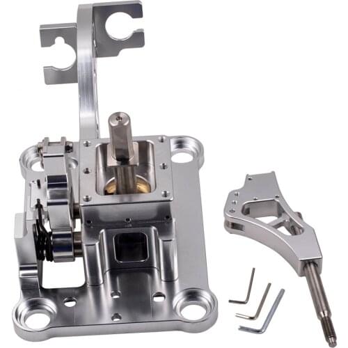 Shifter Box Base Plate For honda Civic Integra K20 K24 K Series w/ Bushings for K-swapped EF, EG, EK, DC2 Billet Aluminium