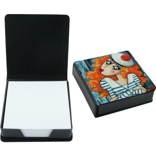 FREE SHIPPING 5pcs/lot Note Box Letter Box Notebook PU Leather Sublimation Blanks for Heat Press Printing DIY Gift
