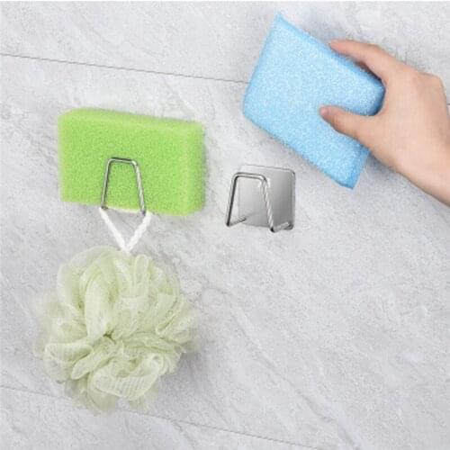 Multi-functional Bathroom Shelf Towel Soap Dish Holder Kitchen Sink Dish Sponge Drain Storage Holder Rack Robe Hooks Suction Cup