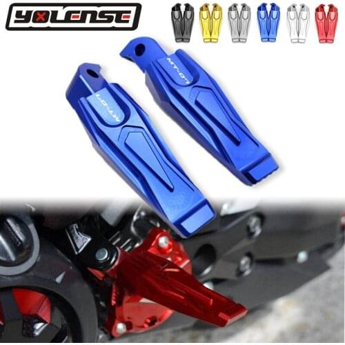 For YAMAHA MT-07 MT07 MT 07 2014 2015 2016 2017 2018 Motorcycle Accessories CNC Aluminum Passenger Footrests Rear Foot Pegs