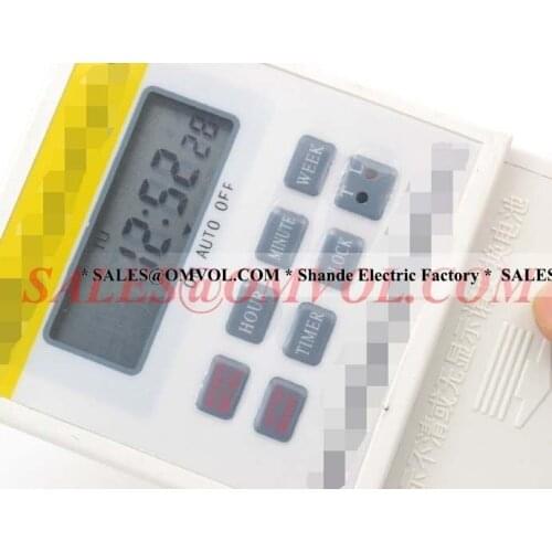 Micro computerized bell timer AC220V DC12V