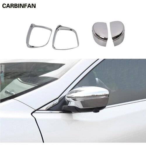 Car Exterior Modification Rearview Mirror Rain Eyebrow Shield Cover For Nissan X-trail Rogue T32 2017-2021 C2037