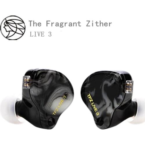 TFZ LIVE 3 In Ear Earphone Dual Magnetic Circuit Graphene Dynamic Driver Hifi Bass Monitor Sport Headsets 2Pin Detachable Cable