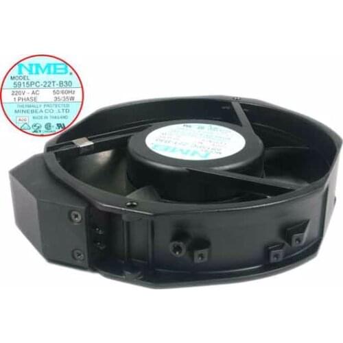 NMB-MAT 5915PC-22T-B30 A00 AC 220V 35W 170x170x38mm Server Cooling Fan