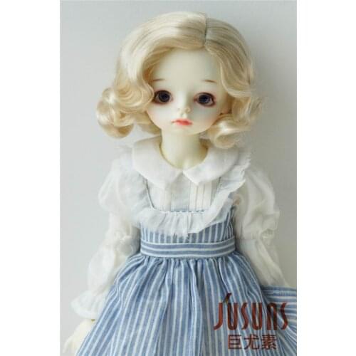 JD338 SD 1/3inch fashion BJD synthetic mohair doll wigs Size 8-9inch 9-10inch ShortRetro European Wig Wholesale doll accessories