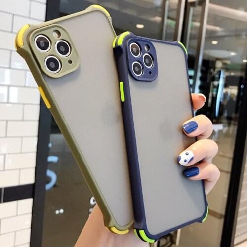 For iphone 12 11 Pro Max XS MAX XR 6 6S 7 8 Plus Symphony Case Shockproof Frosted Hard Back Hybrid Armor Full Protective Cover