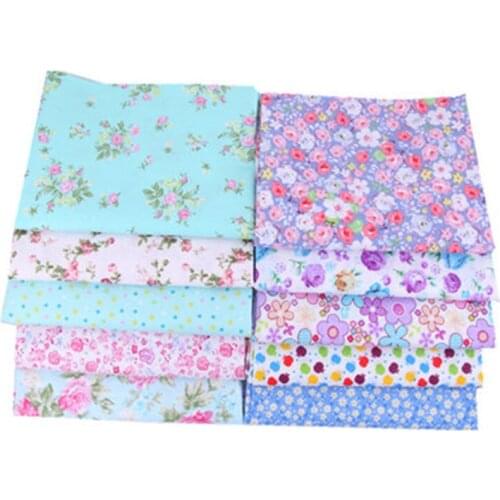 Fresh Small Flower Print Cotton Fabrics Patchwork By Half Meter Handmade Sewing Clothes Quilt Pillow CrafHome Decor DIY Material