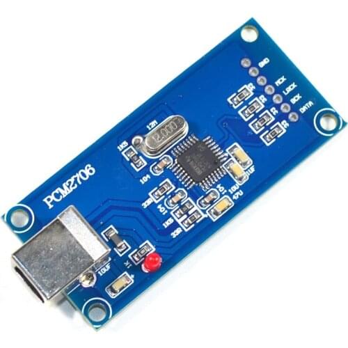 KYYSLB Amplifier PCM2706 Daughter Card (Imanero Italy Size) I2S External DAC Decoder Supports WINXP WIN7~10 MAC or Mobile OTG