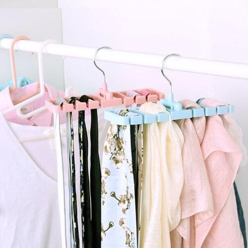 Wardrobe Rack Tie Belt Organizer Drying Rack Clothes Holder Home Storage ABS Laundry Hanger Scarf Hanger