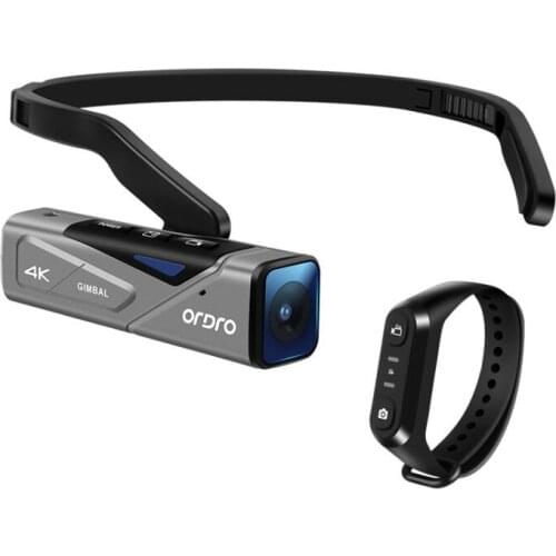 ORDRO EP7 FPV POV Mini Vlog Motorcycling DIY Hiking Remote Control 4K Video Camera