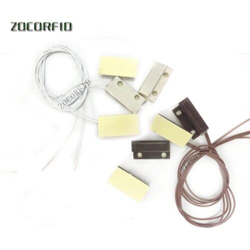 10Pairs MC-38A normally open(NO type) Wired Door Window Sensor Magnetic Switch Home Alarm System for gsm pstn alarm