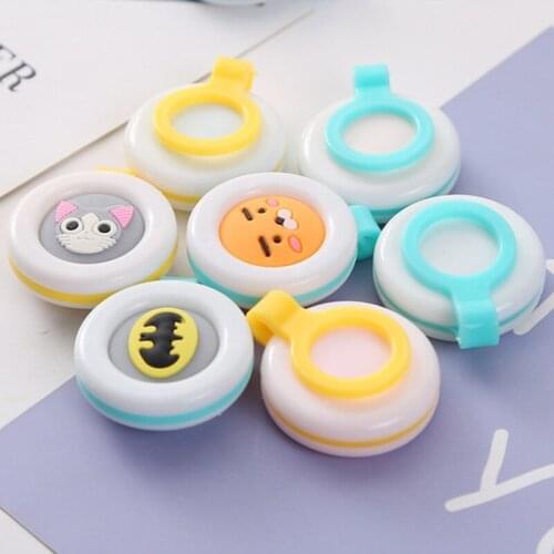 10pcs/set Random Color Mosquito Repellent Bracelets Buttons Mini Lightweight Cute Shape Driving Mosquito Baby Children Sleeping