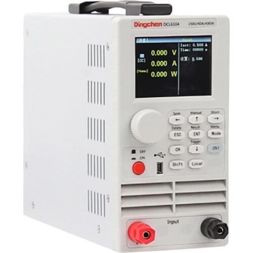 110V/220V DC Electronic Load DCL6104 Single Channel 400W 0-150V 0-40A LED Drive Battery Capacity Load Tester