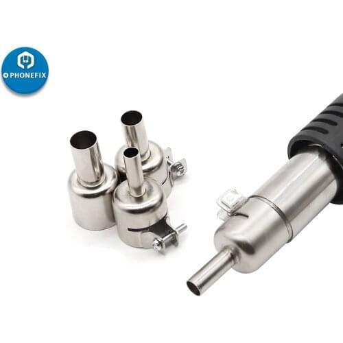 12Pcs Heat Gun Nozzles Kits For 850 Hot Air Soldering Station Heat Gun Stainless Steel component Soldering Station Repair tools