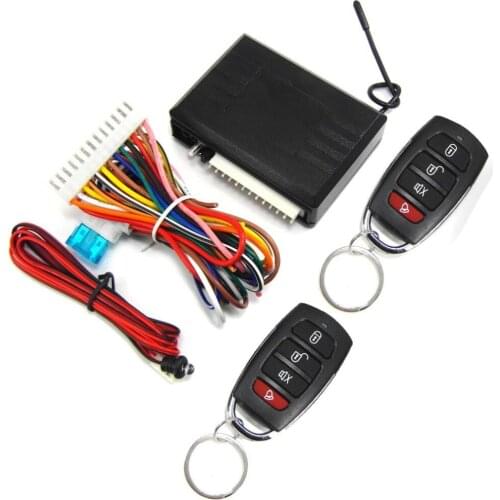 Car Alarm Systems Car Remote Central Kit Door Lock Locking Vehicle Keyless Entry System With Remote Controllers New