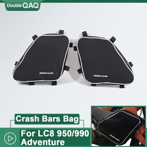 For LC8 950/990 Adventure ADV Motorcycle Frame Crash Bars Waterproof Bags Bumper Repair Tool Placement Bag