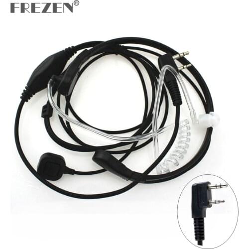 Throat Microphone Mic PTT Laryngofon Air Tube Headset Earpiece For Baofeng Walkie Talkie CB Radio UV-5R UV B5 GT-3TP UV-5X