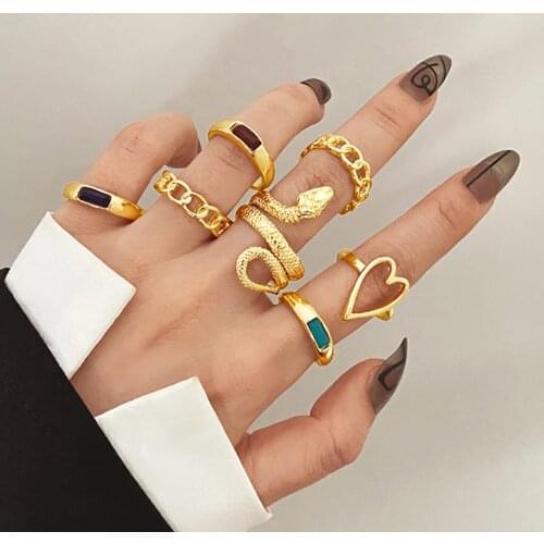 IPARAM Women's Gold Rings