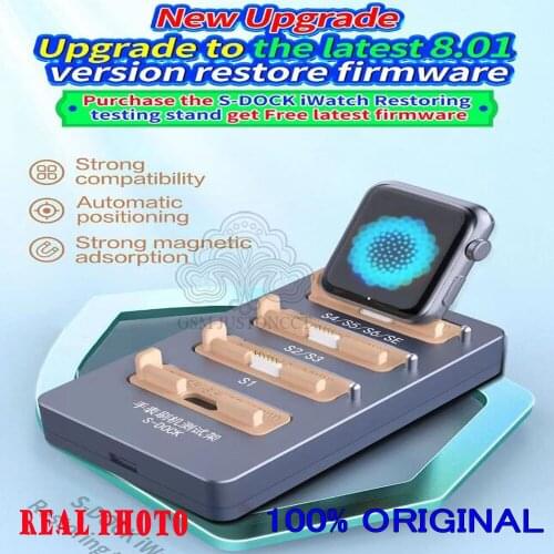 JCID AIXUN S-DOCK awrt IBUS Adapter restor tool for ibus Apple Watch S1 S2 S3 S4 S5 S6 restoring iWatch Test stand repair tool