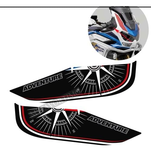 Africa Twin Protection Side Tank Pad For Honda CRF1100 CRF 1100 L Adventure ADV Visor Set Stickers Decal Kit 2019 2020 2021