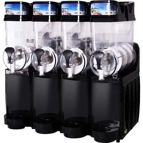 4 Tank Slush Ice Maker 110V220V Commercial Snow Melting Machine Snow Slush Machine