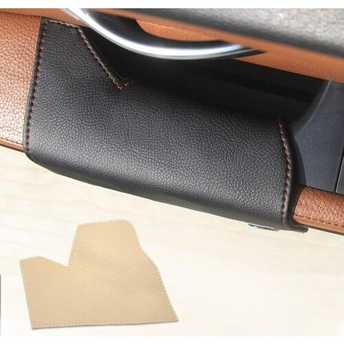 For BMW X5 E70 2007 2008 2009 2010 2011 2012 2013 Genuine Leather Left Driver Side Door Armrest Handle Pull Protection Cover