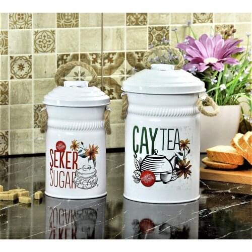 Metal Tea Candy Storage Container