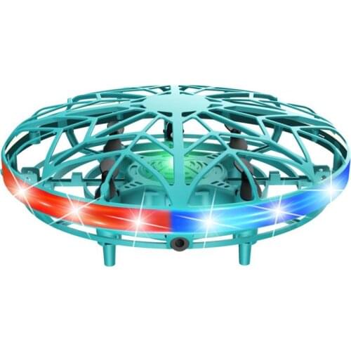Mini Drone UFO Flying Spinner Fly Hand Operated Induction Aircraft Flying Fingertip Gyroscope Kids Toys Gift RC Airplanes TSLM