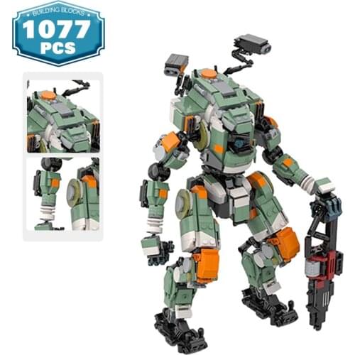 Moc Titan Fall BT-7274 Pioneer Titan Game Series Robot Technical Building Blocks Military Mecha War Childrens Toys Boy Toy Gift