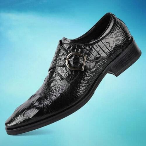 New business men Oxfords shoes Office Wedding mens leather shoes Men Dress Shoes Large size odile pattern 569
