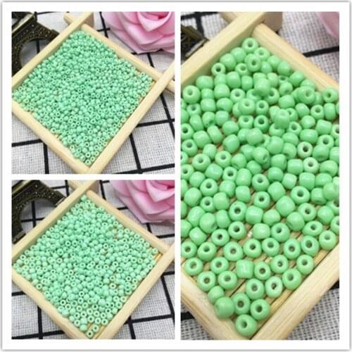 New DIY 2mm/3mm/4mm 1000/500/200pcs Czech Glass Seed Spacer Beads Jewelry Fitting Green
