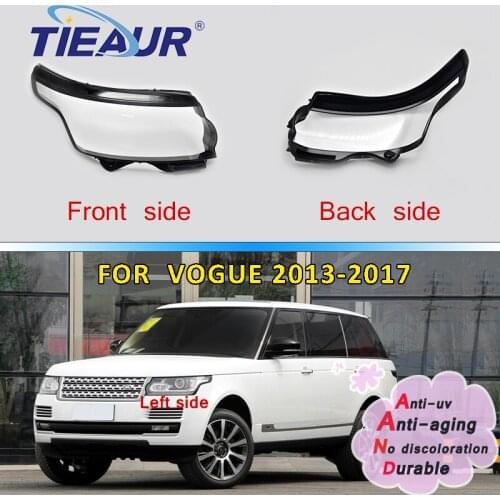 Headlight Headlamp Clear Lens Cover for Land Rover Range Rover Vogue Transparent Lens Shell 13-17 Replacement DIY