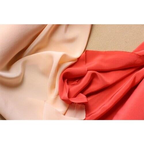Silk plain silk double crepe clothing fabric fabric BH1735 0.5m